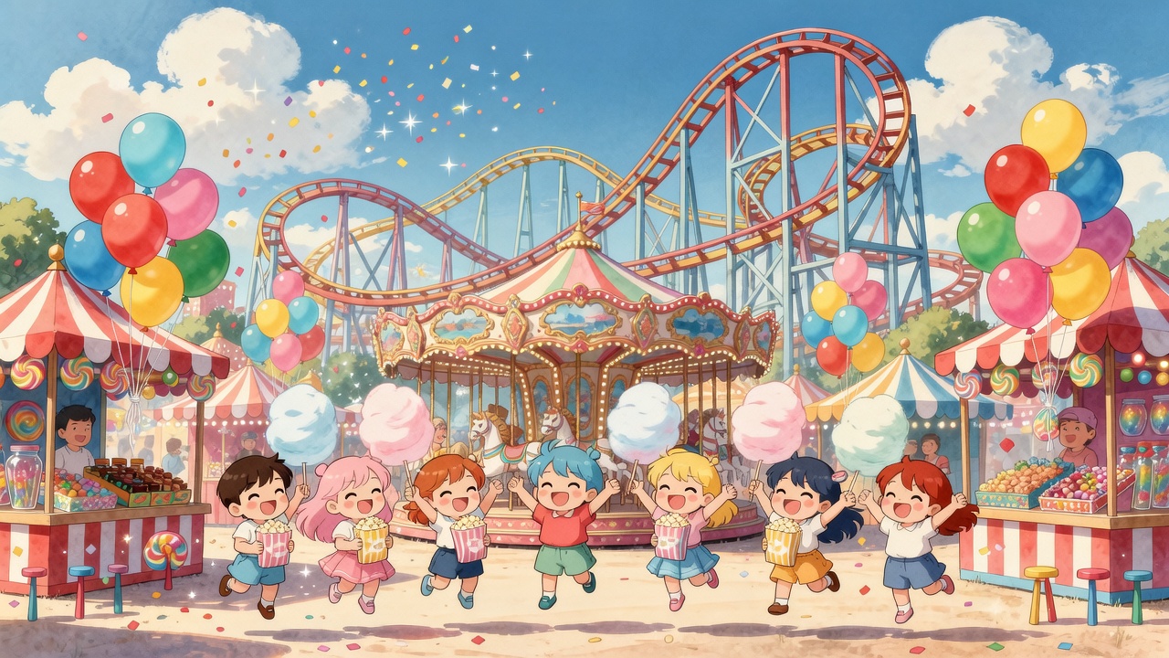Theme park fun